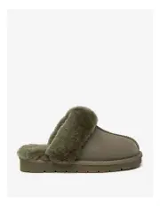 [EVERAU] Muffin Slipper Suede in Caribou