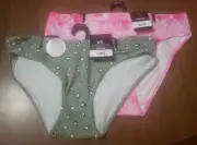NoBo XXL 19 Cheeky Hi-cut Bikini pink tye dye grey floral no boundaries 2X