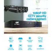 1080P 4 Channel CCTV Security Camera Infrared Night Vision With 1TB Hard Drive