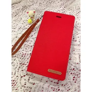 GOOSPERY (韓國設計）- iPhone 6/6S plus 牛仔皮套（紅色）