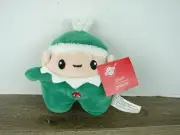 Christmas House Elf Star Stuffed Plush Toy 7" Green Gift Holiday Stocking New