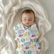 Personalized Galaxy Baby Blanket - Custom Space Theme Decor