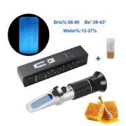 Baume Degree Meter Refractometer 58-90% Brix Water 12-27% Calibration Liquid