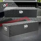 Black Aluminum Truck Pickup Tool Box Storage w/ Side Handle&Keys 39"x13.4"x10"