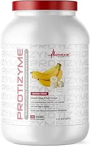 Metabolic Nutrition Protizyme Banana Creme Protein Supplement, 907 Grams