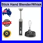 Geek Chef Rechargeable Cordless Electric 200W Stick Hand Blender/Whisk Mixer BLK
