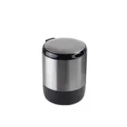 Car & Kitchen Counter Top Trash Can with Lid, Stainless Steel & Plastic (3Liter)