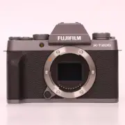 Fujifilm X-T200 Mirrorless 24.2MP 4K Fuji X T200 Digital Camera Body Dark Silver