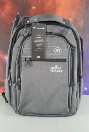 TRAVIS MATHEW CORONA PREMIER BEER TASKED LAPTOP TRAVEL BACKPACK CHARCOAL NEW