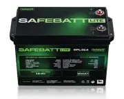 Safebatt Lite 12.8V 300Ah Lithium (LFP) Battery.