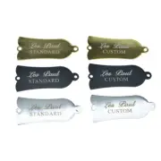 Metal White Letters CUSTOM/STANDARD Printed Truss Rod Cover for Gibson LP/SG