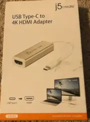 j5create USB Type-C to 4K HDMI Adapter JCA153 4K @ 60Hz