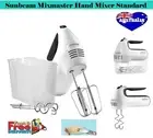 Sunbeam 6 Speed Hand Mixer Turbo Power Egg Beater Dough Hook with Storage Case