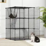 Advwin 3 Tier Cat Cage DIY Pet Crate Cat Villa Cat Enclosure
