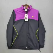 Adidas jacket Womens medium 3S Windbreaker phantom ultra purple