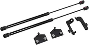 1 Pair Front Hood Support Shock Strut, Easy Opening Sturdy Spring Prop Rod - Suitable for JL, Ensures Easy Hood