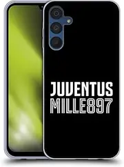 Head Case Designs Officially Licensed Juventus Football Club Mille897 Logo Art Gel Case [Military Grade Protection] Compatible with Samsung Galaxy A15