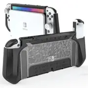Nintendo Switch Oled Dockable Case and Game Bag Tpu & Pc Protective Case Compatible with Nintendo Switch Oled Cover Case