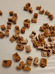 NEW LEGO 20X BROWN PLATE 1X1 W/1.5 PLATE 1X1 #36840.