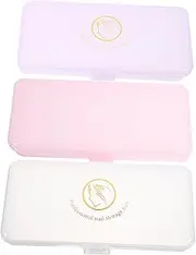 minkissy Compact Nail Art Supplies Storage Box Pcs Craft Storage Box for Nail Charm
