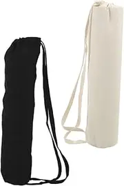 COLLBATH 2pcs Yoga Mat Storage Pouch Shoulder Straps Multifunctional Bag for Gym Pilates for Phone Wallet Stylish Design