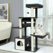 Big Cat Tree Tower Condo Furniture Scratch Post Cat Jumping Toy Pet House Play