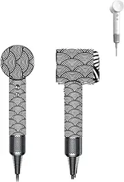 Hair Dryer Sticker for Laifen SE Hair Dryer,Scratch and wear Resistant，Heat and Water Resistant, Perfect fit,Wave Pattern Set