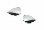FOR MINI COOPER 08-14 HEADLIGHT WASHER FLAP CHROME LEFT AND RIGHT SIDE SET. (for: Mini)