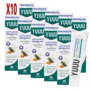 10X Yuuu Advance Probiotic & Toothpaste Pine Needle Prevents Bad Breath 120g.