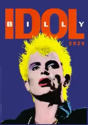 2025 Wall Calendar (12pg) BILLY IDOL Vintage Magazine Cover Music Poster 1197