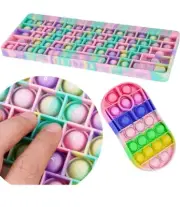 NiToy 2PCS Mouse & Keyboard Push Pop Bubble Fidget Sensory Toys, Large Bubble...