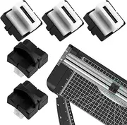 Pack of 5 Replacement Blades with Automatic Safety Protection for A4 Paper Cutter, Paper Cutter Replacement Blades, Replacement Blades for Paper Cutters, Efficient and Safe Cutting