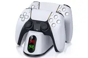 Dual Controller Charger Station Dock ON/OFF For PS5 PlayStation 5