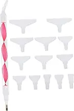 KOCKSHION 1 Set Diamond Dotting Pens for Nail Art and DIY Crafts Durable Tools for Beginners Includes Curved and Straight Tips for Versatile Use Embroidery and