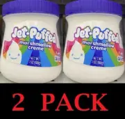 2x Kraft Jet-Puffed Marshmallow Creme Sweet Marshmallows Taste 7 oz Jar - 2 PACK