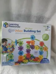 Learning Resources Gears! Gears! Gears! 100-Piece Deluxe Building Set New Sealed
