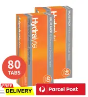 Hydralyte Electrolyte Effervescent Orange 80 Tablets - VALUE BULK