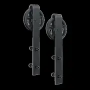 2M Big Spoke Wheel Sliding Barn Door Hardware