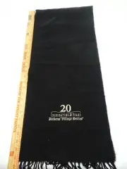 DEPT 56 Dicken's Village 20th Anniversary LAMB'S WOOL SCARF Unworn 64X12” NWOT