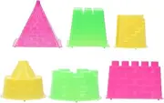 30Pcs Beach Castle Model Set Portable Sand Dredging for Creative Play and Safe Beach Playing Set for Outdoor Fun