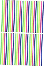 STOBOK Bright Highlighter Tape Page Markers Removable Sticky Tabs for Teachers Students Book Annotating Set