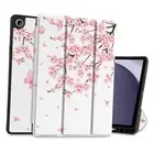Case for Samsung Galaxy Tab A9 Plus 11 inch Cover 2023 with S Cherry Blossoms