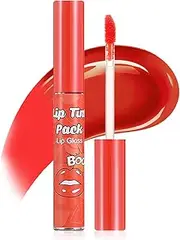 DAGEDA Peel Off Lip Stain, Long-lasting Tattoo Lip Tint Stain Peel Off, Transfer-proof, Waterproof Lip Stain Tint, Highly Pigmented and Lightweight Lip Gloss, Matte Finish Lip Makeup (05)
