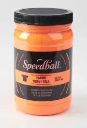 Speedball Fluorescent Screen Printing Ink 32 fl. oz Orange