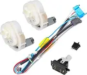 Overhaul Kit Wiring Harness Gear Shifter Foot Switch Motor Gearbox for Peg Perego Power Pull Power Loader, Repair Replacement Parts for Children Ride On Car Blue