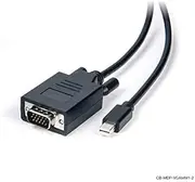 Laser 2M Mini Displayport to Vga Cable Male to Male