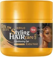 RoseFlower 113.5g/4OZ Braid Gel, Edge Control for Braids, Extra Hold Conditioning Braiding Gel Natural Gloss Styling Wax for Locs Twists and Edges, Tames Frizz And Keeps Hair Wig In Place