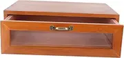 SEWACC Multi Function Monitor Stand with Storage Drawer Vintage Desktop Organizer for Space Saving Cosmetic Box and Dresser Accessory