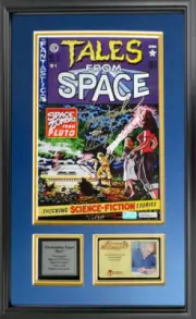 CHRISTOPHER LLOYD HAND SIGNED BACK TO THE FUTURE PROP