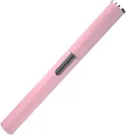 OFFIGAM 1Pc Electric Heated Lash Curler Makeup Tool Compact Pink Eyelash Perming Device for Curls Humanized Brush Head Design Durable and Lightweight for